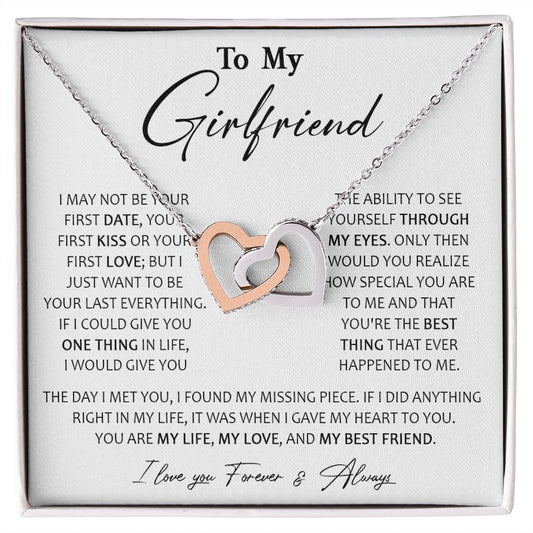 727D To My Girlfriend Necklace, Birthday Gifts For Her/Girlfriend, Valentine Gifts