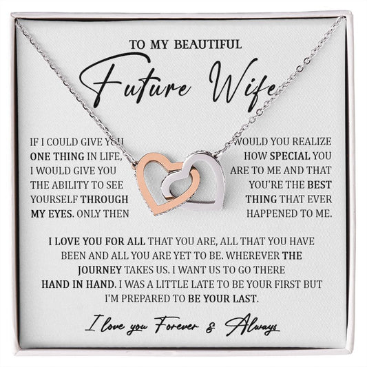725D To My Future Wife Necklace, Birthday Gifts For your Future Wife, Valentine Gifts