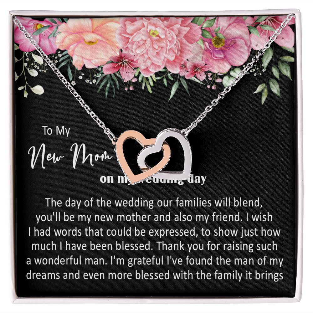 415D To My New Mom On My Wedding Day You'll Be My New Mother Also My Friend Necklace