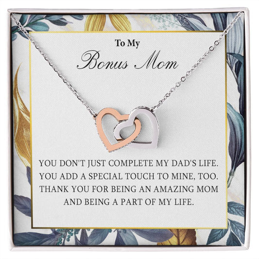 551D Necklace Gift for Bonus Mom, To My Bonus Mom Necklace, Mother Necklace, Birthday