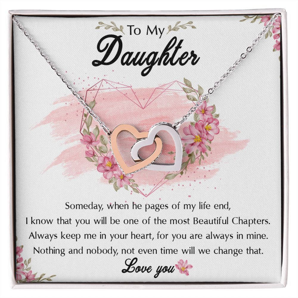 54C To My Daughter Necklace, Birthday Gift For Daughter, Graduation Jewelry