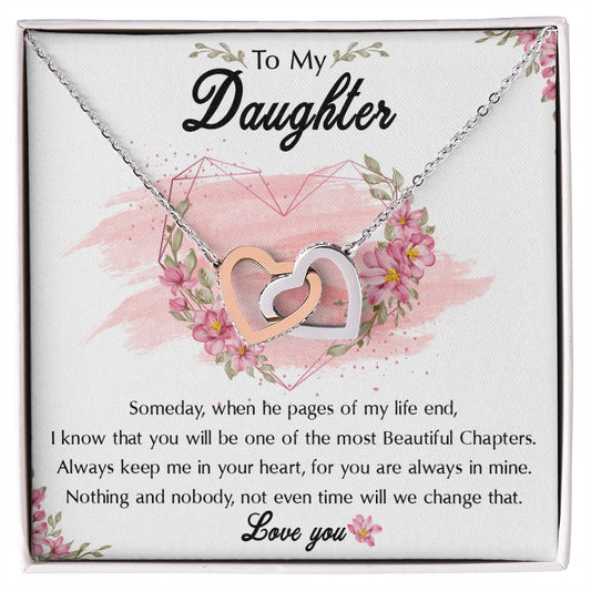 54C To My Daughter Necklace, Birthday Gift For Daughter, Graduation Jewelry