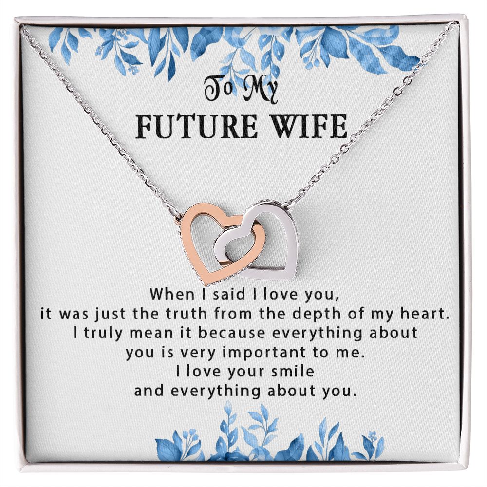 89D Girlfriend Necklace, Future Wife Necklace, To My Future Wife Necklace