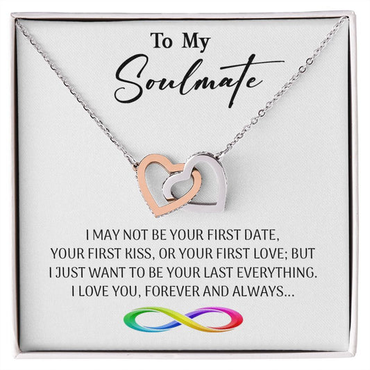 470D To My Soulmate Necklace, Valentine Gifts For Her, Gift For Girlfriend Wife