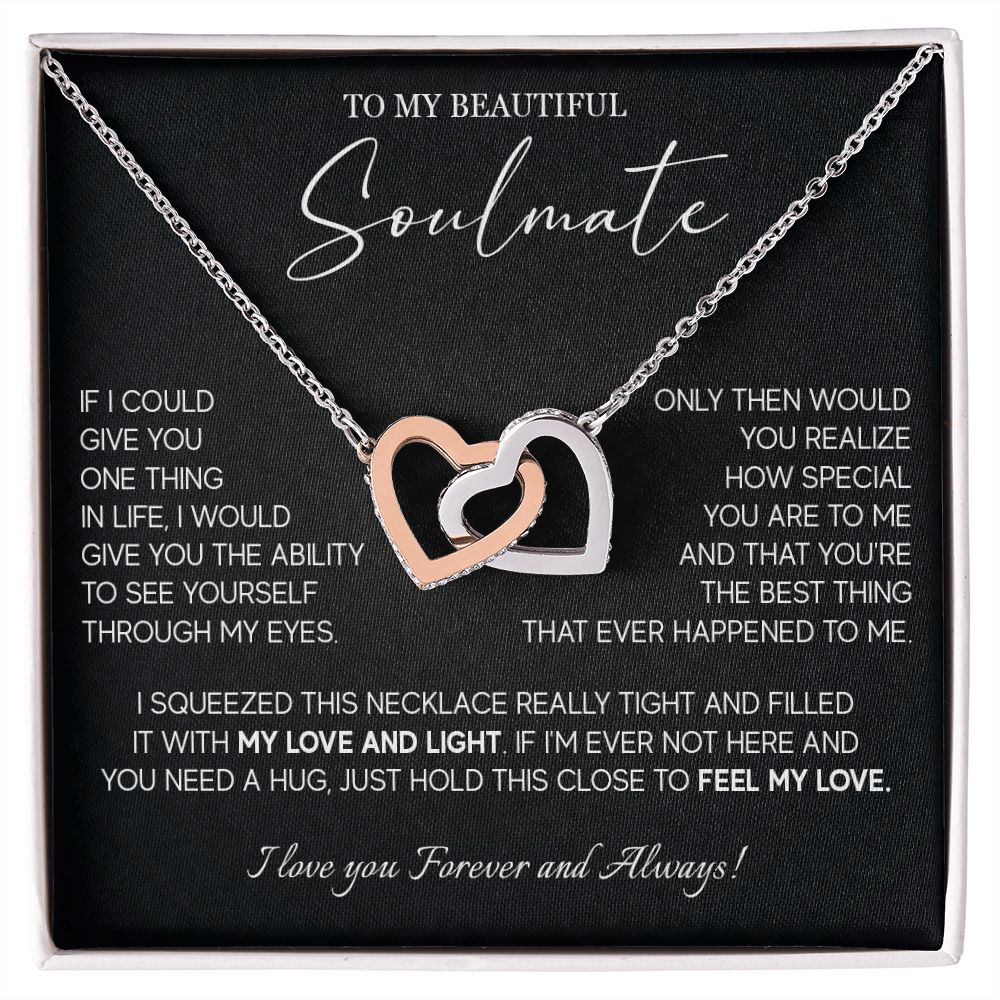 494D To My Soulmate Necklace, Wife Necklace From Husband, Birthday Anniversary Gifts