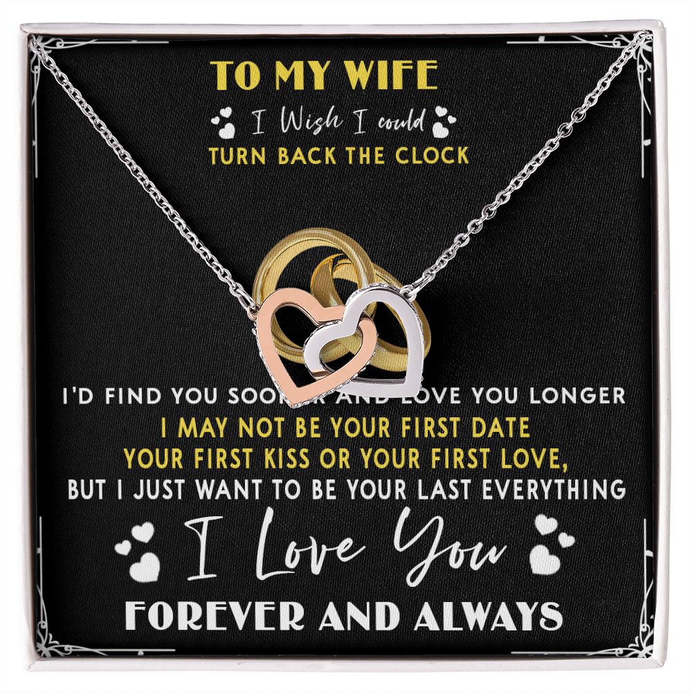 428D To My Wife “Turn Back The Clock” Necklace Gift For Wife, Gift Birthday, Holiday