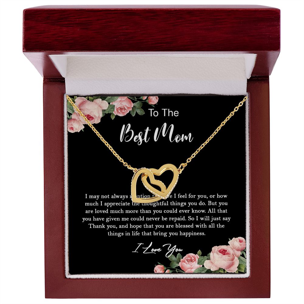 630D To My Best Mom Necklace, Gift For Mom From Son/Daughter, Gift Birthday, Holiday