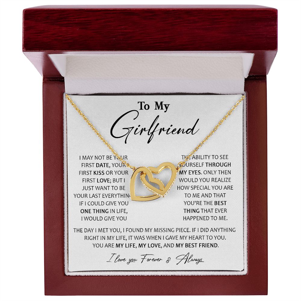 727D To My Girlfriend Necklace, Birthday Gifts For Her/Girlfriend, Valentine Gifts