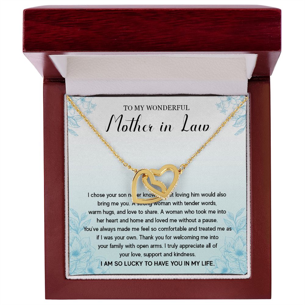 525D Gift To My Mother-in-Law Necklace, To My Mother in Law Necklace from Daughter
