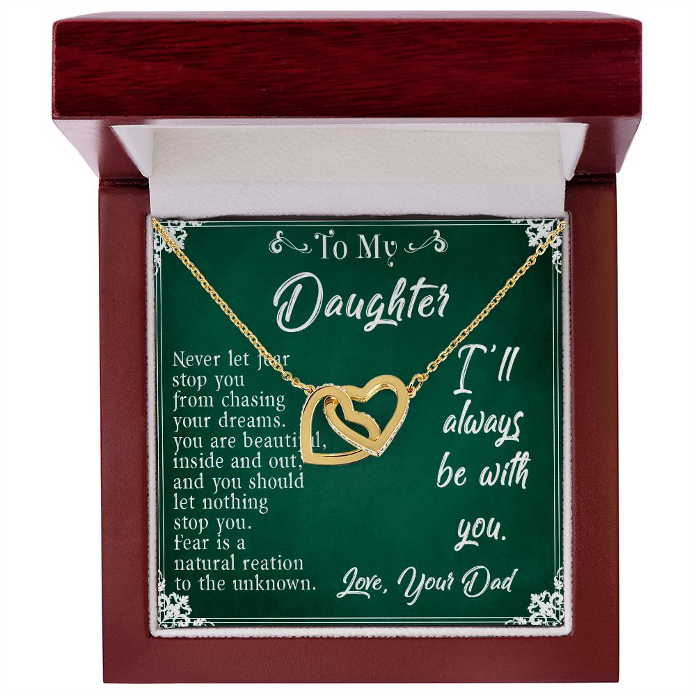 30D To My Daughter Necklace, Daughter Father Necklace, Daughter Gift from Dad