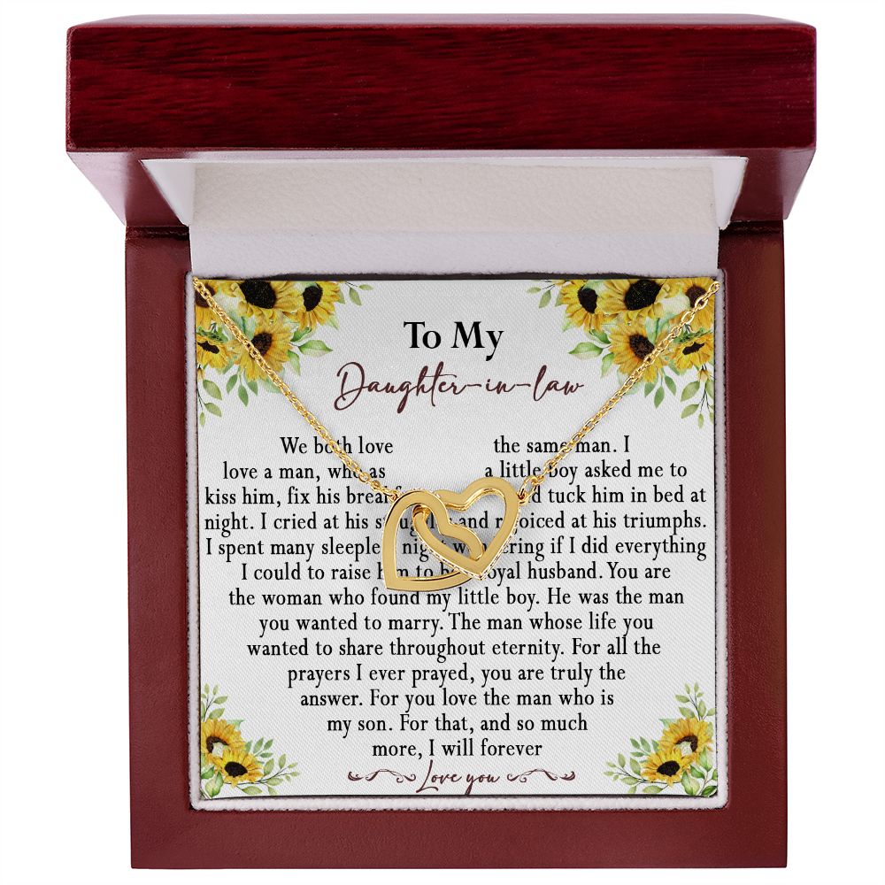 108D To My Beautiful Daughter Necklace, Gift For Daughter,Christmas Gift To Daughter