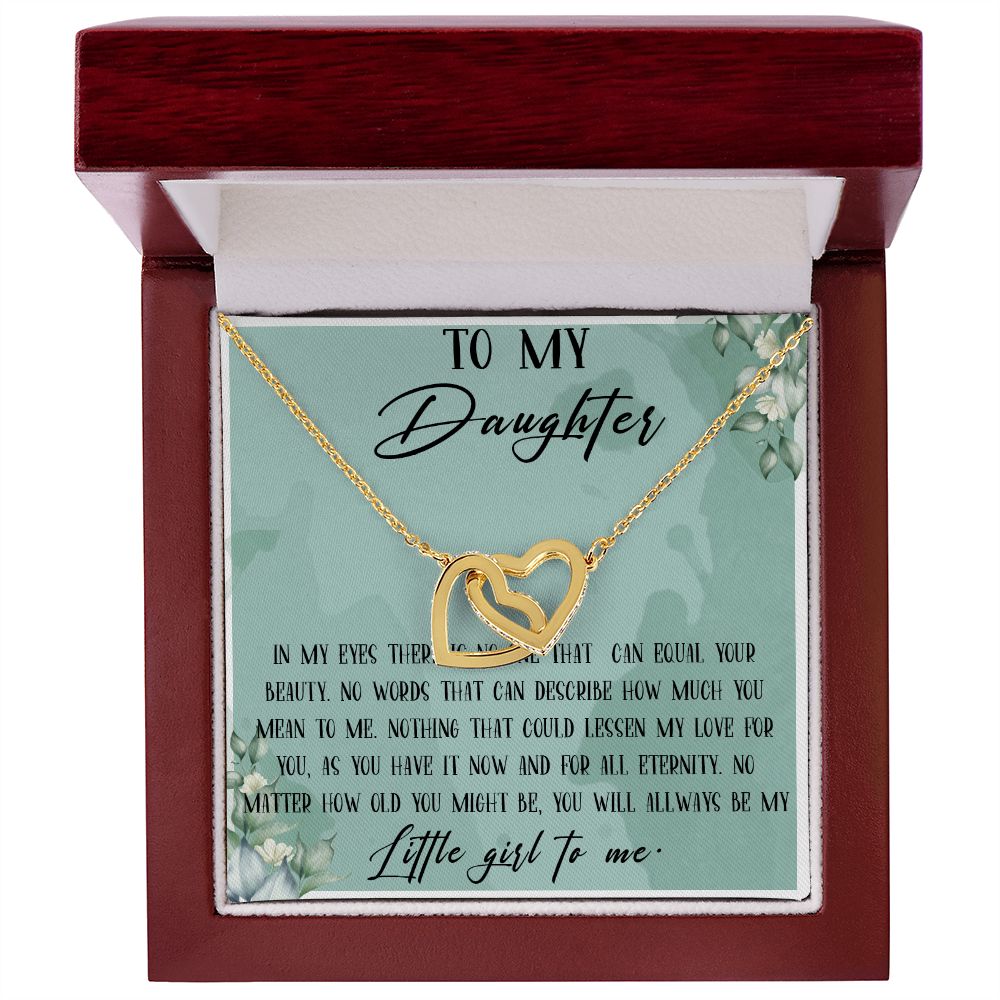 48D To My Daughter Necklace, Daughter Birthday Gift, Gift from Mom to Daughter