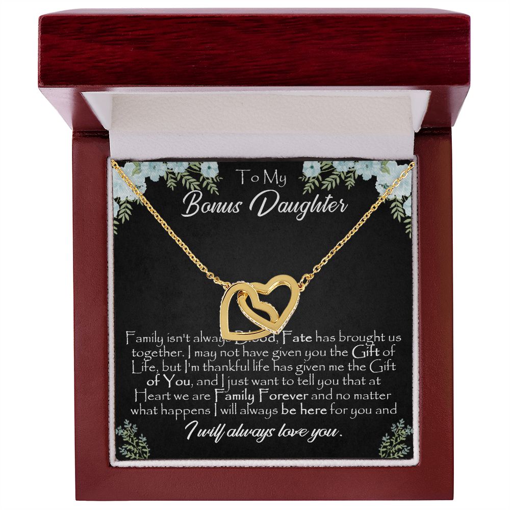 26D To My Bonus Daughter, Gift For Bonus Daughter Necklace, Step Daughter Necklace