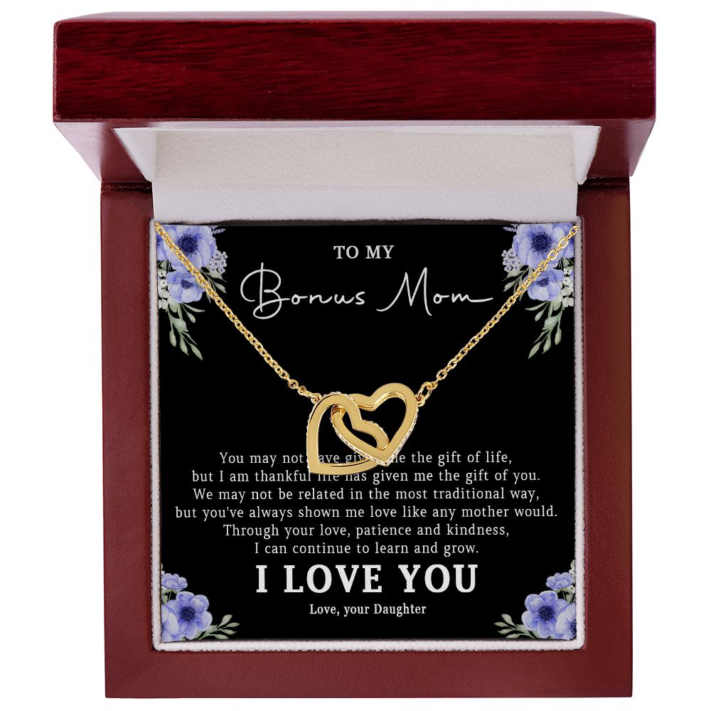 522D Step Mom Gift, Bonus Mom Necklace, Stepmom Necklace Birthday Gift from Daughter