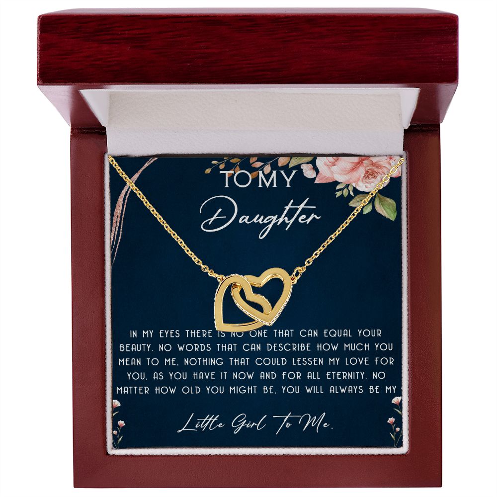 115D To My Daughter Necklace, Daughter Necklace, Mother To Daughter Gift Birthday