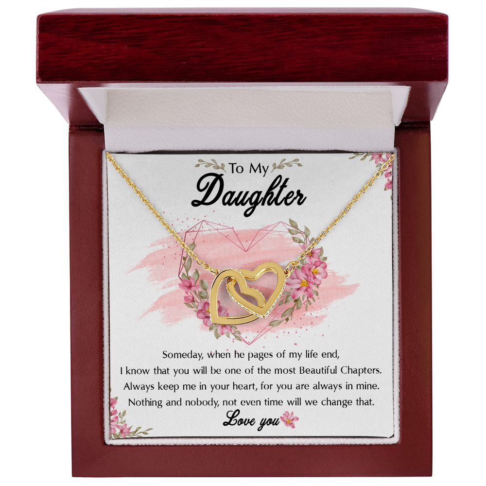 54C To My Daughter Necklace, Birthday Gift For Daughter, Graduation Jewelry