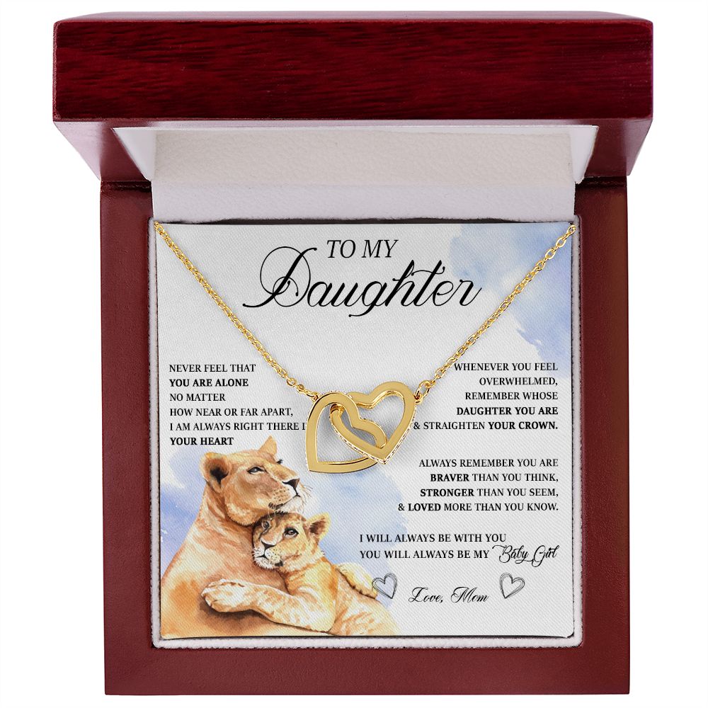 484D Birthday Gifts For Daughter From Mom, Daughter Necklace From Mom, To My Daughter