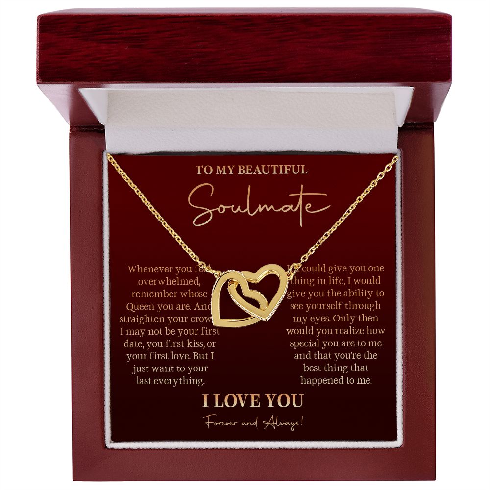 581D To My Soulmate Necklace, Gift For Girlfriend Wife, Birthday Gift, Love Necklace