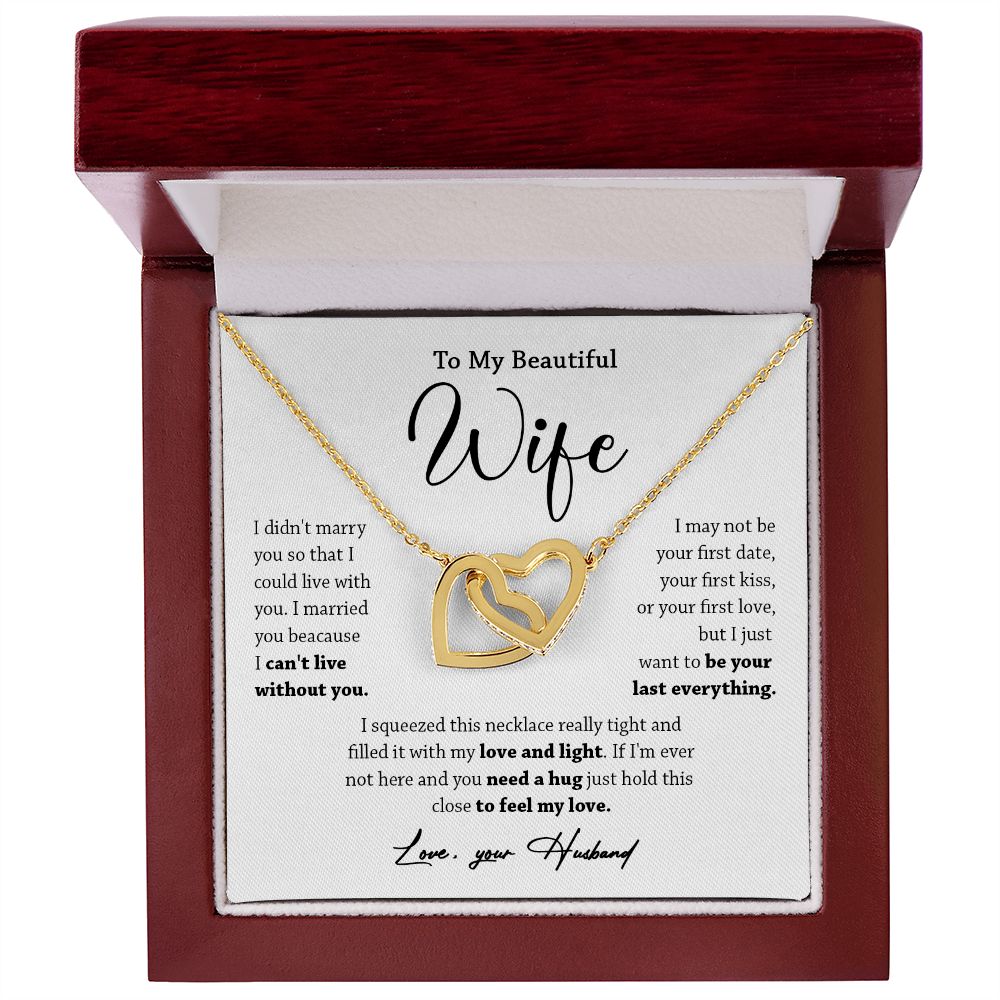 449D To My Wife Necklace, Valentine Gift For Her, Gift For Soulmate, Gift Birthday