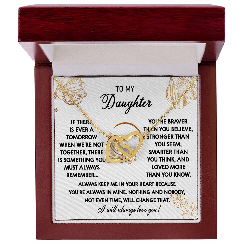 111D To My Daughter Necklace, Daughter Gift From Dad, Mom, Xmas Gift, Birthday Gift