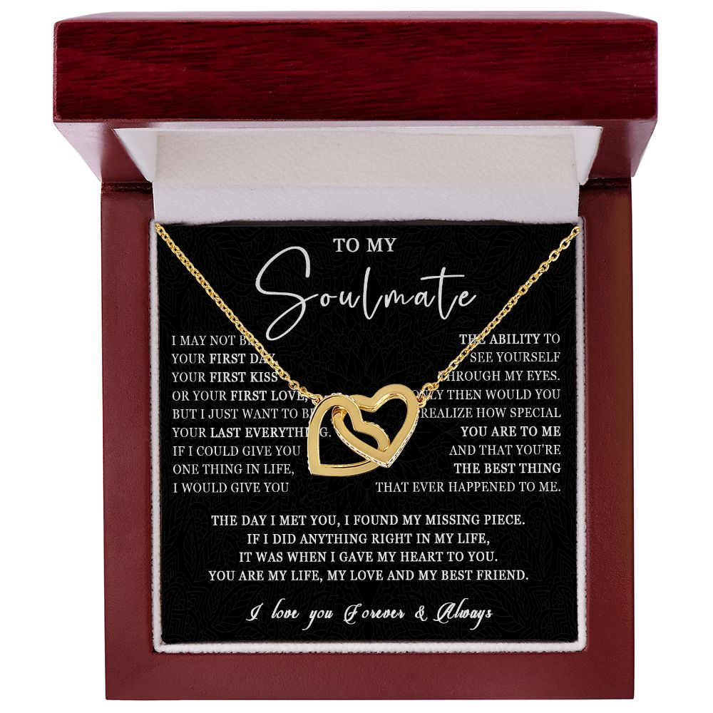 507D Love Gift For Her, To My Soulmate Necklace, Gift For Soulmate, Girlfriend, Wife