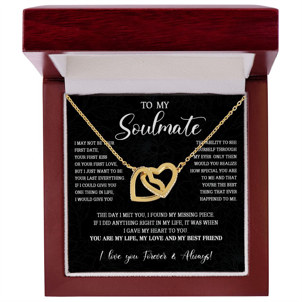 473D To My Soulmate Necklace, Christmas Gift For Her, Gift For Soulmate, Gift For Her