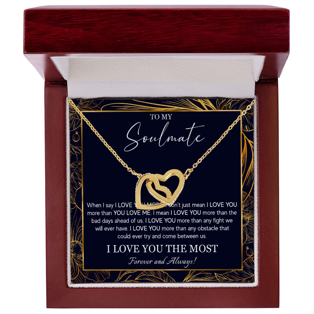 552D To My Soulmate Necklace, Jewelry Gifts For My Wife, Girlfriend, Future Wife Gift