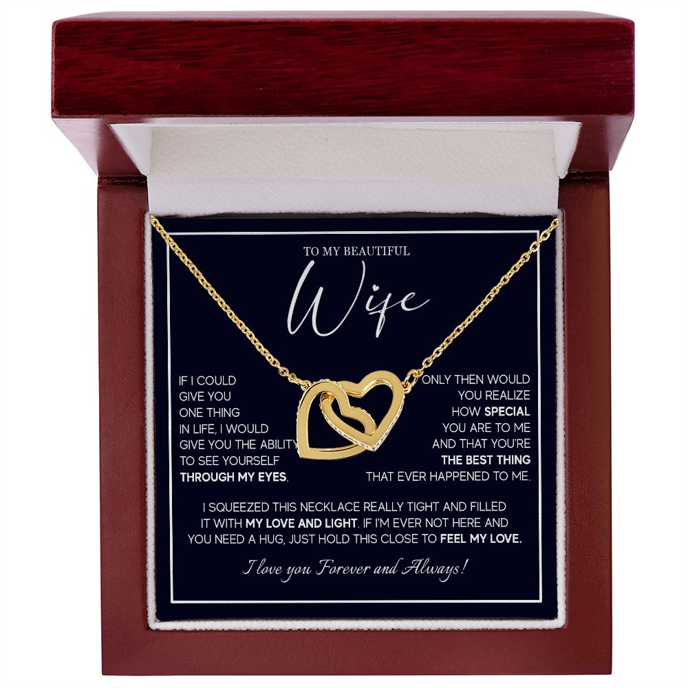 556D To My Wife Necklace From Husband, Soulmate Necklace Gift from Husband, Birthday