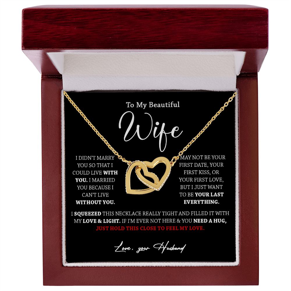 611D To My Wife Necklace, Xmas Gift For Wife Girlfriend From Husband, Valentines Day