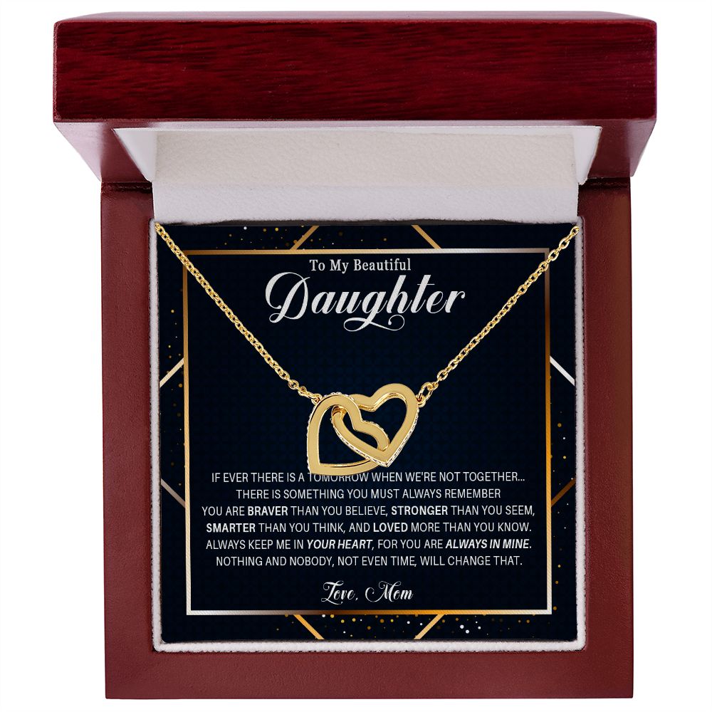 537D Gift For Daughter From Mom, To My Daughter Necklace, Birthday Gifts for Daughter