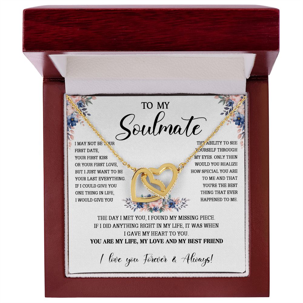 474D To My Soulmate Necklace, Gift For Her, Christmas Gift For Her, Gift For Soulmate