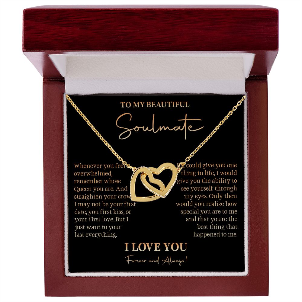 528D To My Soulmate Necklace, Love Gift For Girlfriend Wife, Birthday Gift for Womens