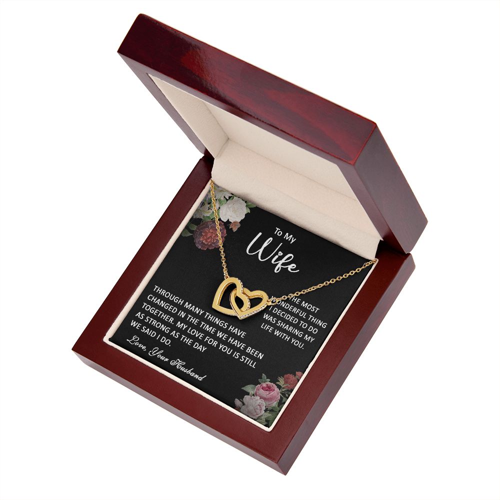 413D To My Wife Necklace, Gift Birthday Necklace From Husband For Wife, Gift Holiday
