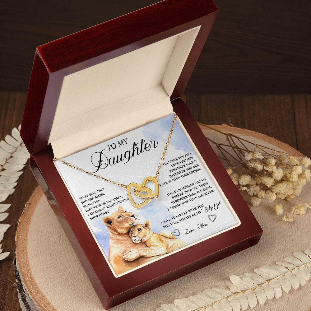 484D Birthday Gifts For Daughter From Mom, Daughter Necklace From Mom, To My Daughter