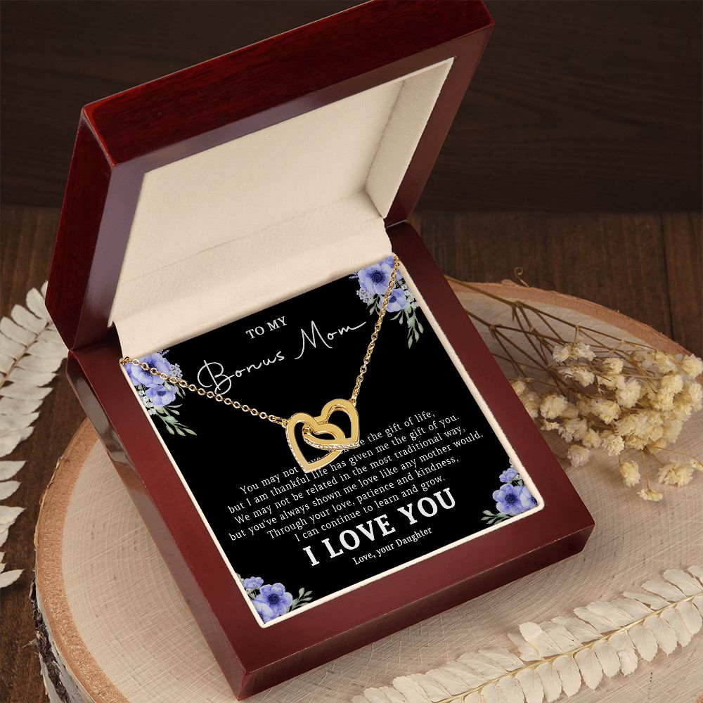 522D Step Mom Gift, Bonus Mom Necklace, Stepmom Necklace Birthday Gift from Daughter