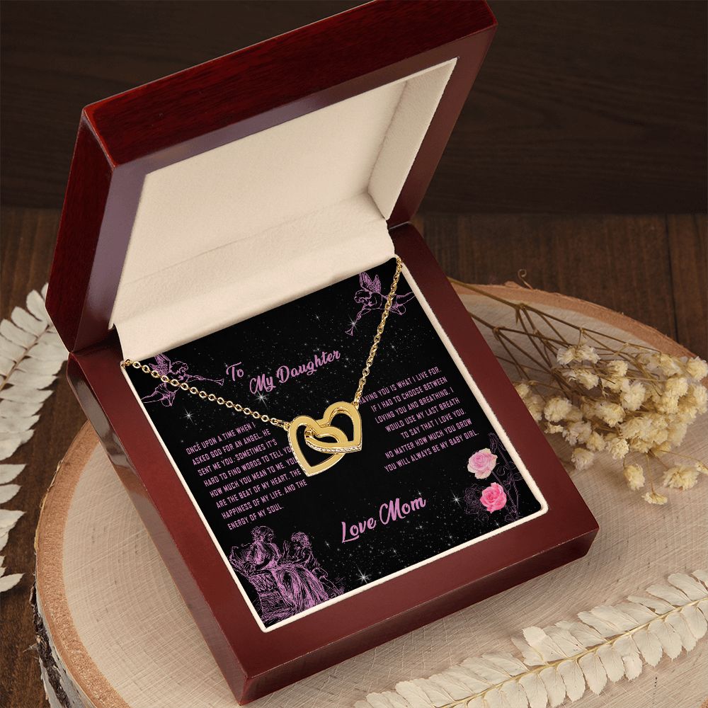 101D To My Daughter Necklace, Gift for Daughter from Mom, Daughter Necklace Gift