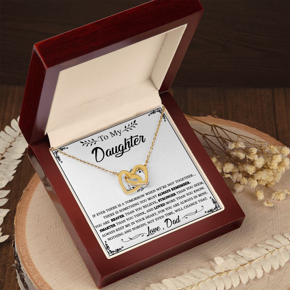 114D To My Beautiful Daughter Necklace, Daughter Father Necklace, Gift Xmas From Dad