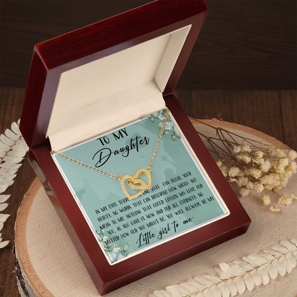48D To My Daughter Necklace, Daughter Birthday Gift, Gift from Mom to Daughter