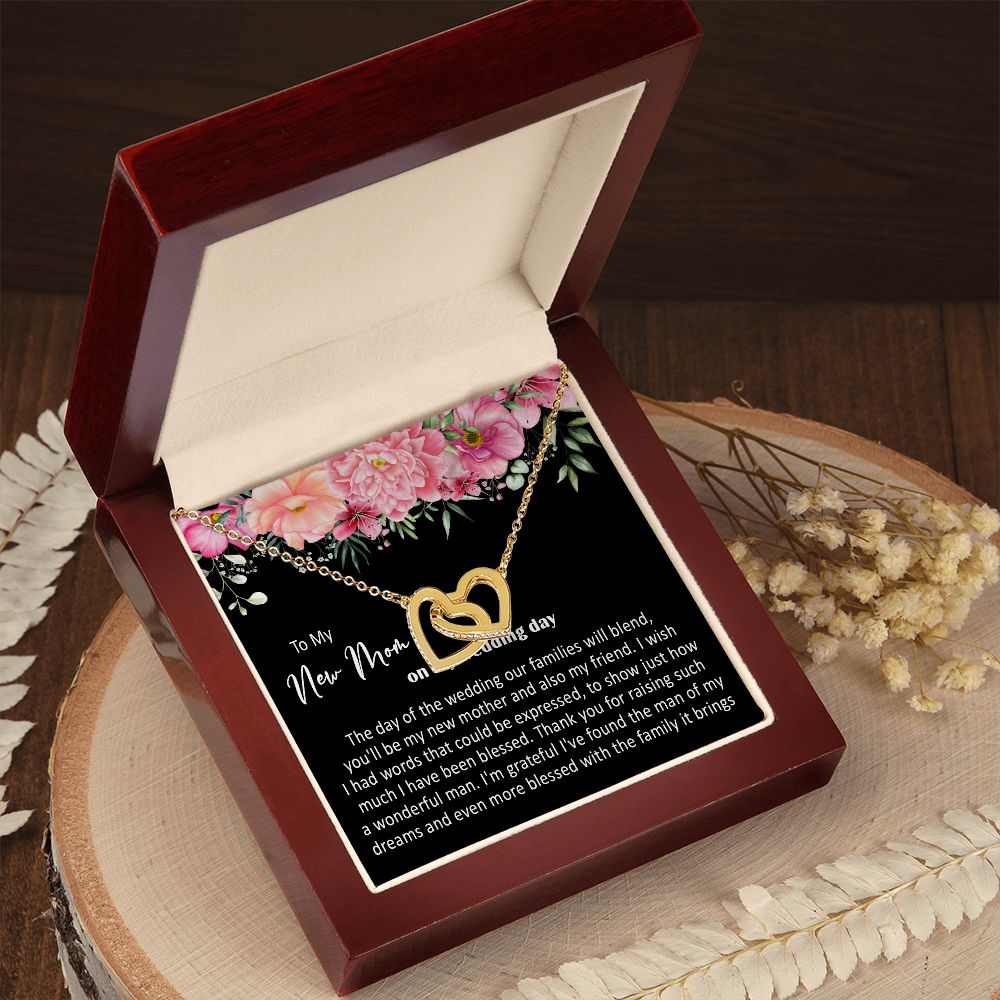 415D To My New Mom On My Wedding Day You'll Be My New Mother Also My Friend Necklace