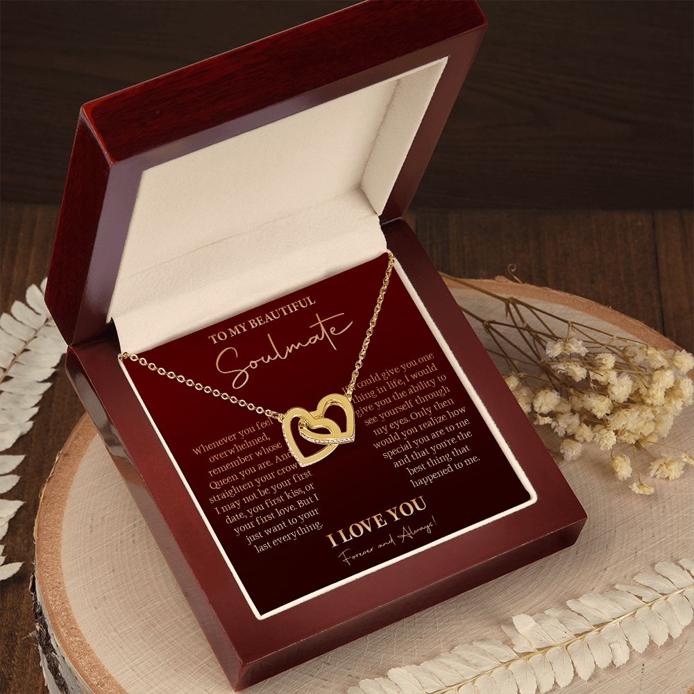 581D To My Soulmate Necklace, Gift For Girlfriend Wife, Birthday Gift, Love Necklace