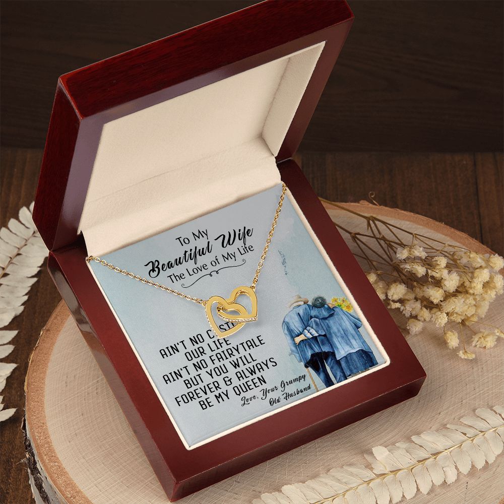 94D To My Beautiful Wife Necklace, Wife Necklace Gift from Husband, Gift Birthday
