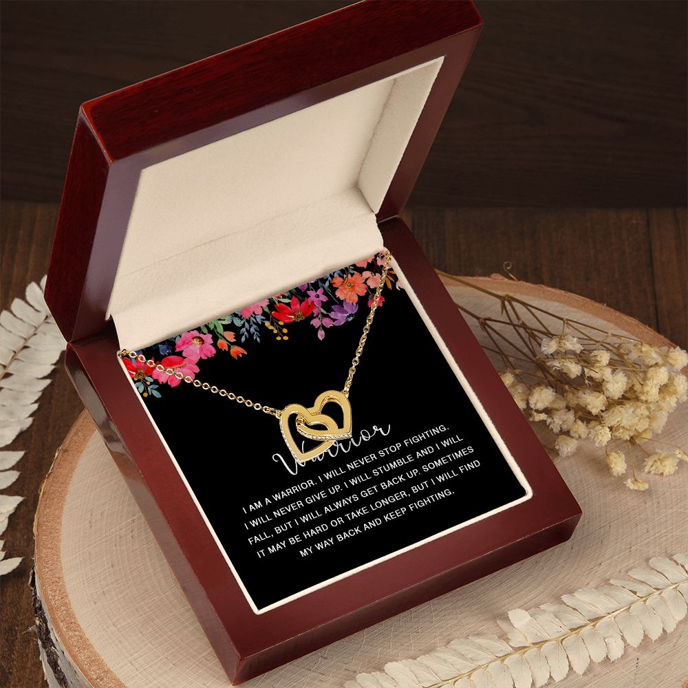 422D Warrior Necklace, I am Warrior, I Will Never Stop Fighting, Gift Birthday