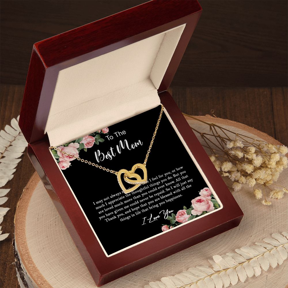 630D To My Best Mom Necklace, Gift For Mom From Son/Daughter, Gift Birthday, Holiday