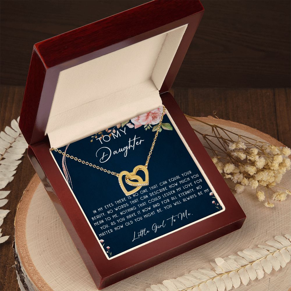 115D To My Daughter Necklace, Daughter Necklace, Mother To Daughter Gift Birthday