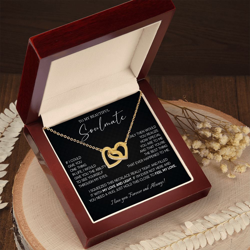 494D To My Soulmate Necklace, Wife Necklace From Husband, Birthday Anniversary Gifts