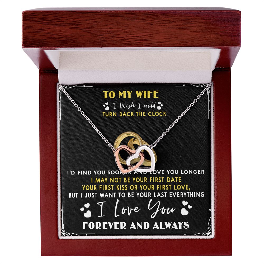 428D To My Wife “Turn Back The Clock” Necklace Gift For Wife, Gift Birthday, Holiday