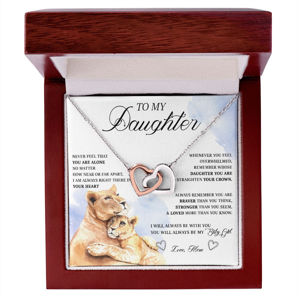 484D Birthday Gifts For Daughter From Mom, Daughter Necklace From Mom, To My Daughter