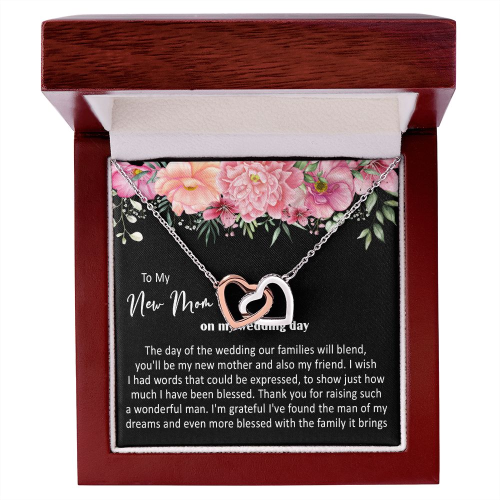415D To My New Mom On My Wedding Day You'll Be My New Mother Also My Friend Necklace