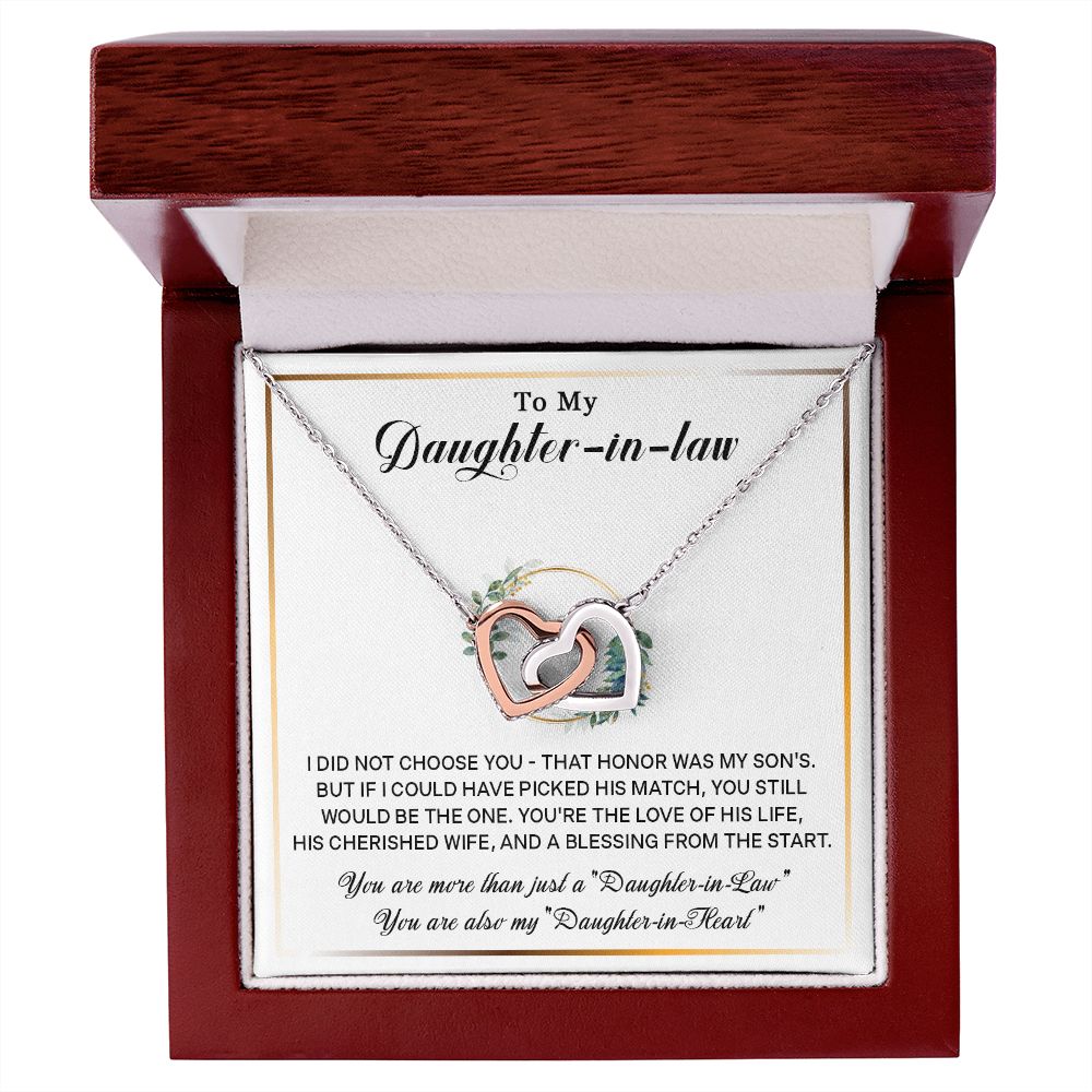 577D To My Daughter-In-Law Necklace, Gift For Daughter In Law, Daughter In Law Gift