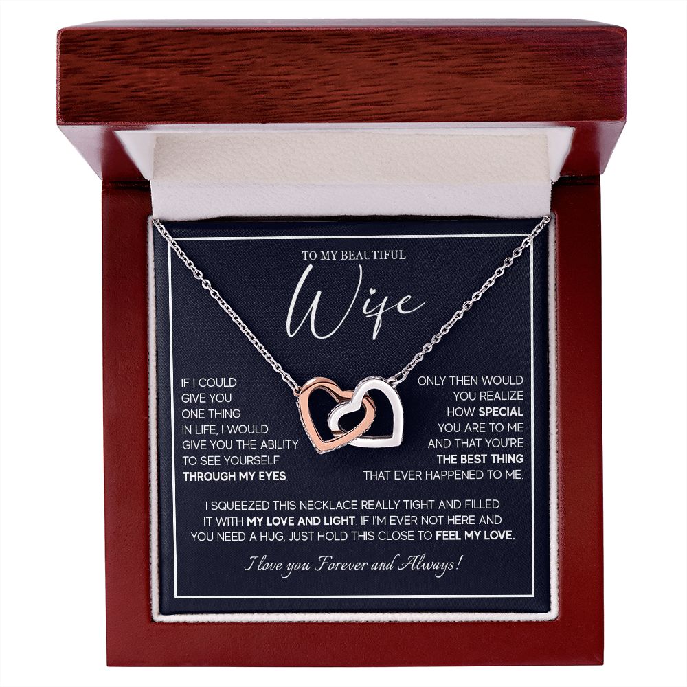 556D To My Wife Necklace From Husband, Soulmate Necklace Gift from Husband, Birthday